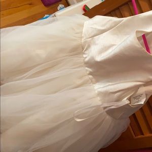 Flower girl white dress